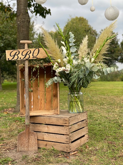 Bruiloft aankleding, decoratie en styling 