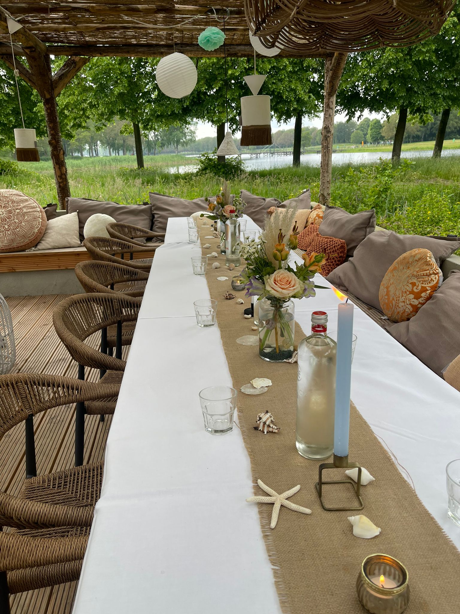 Babyshower en bruiloft styling en locatie, strandbruiloft in Gelderland, Overijssel